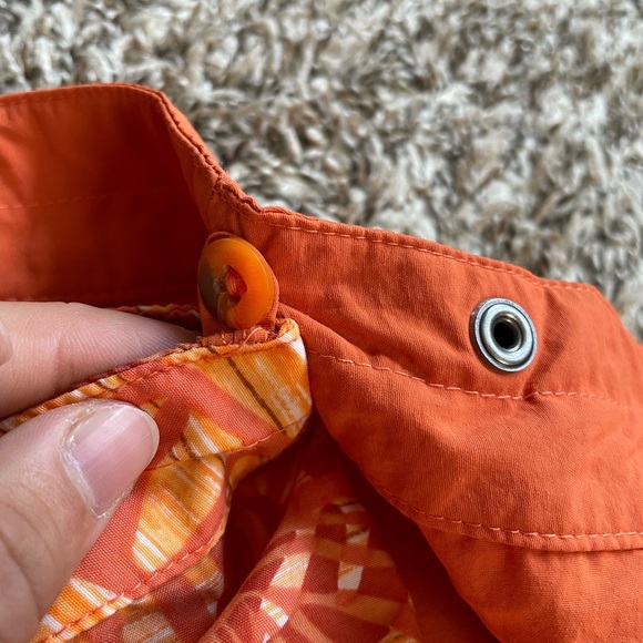 Columbia orange nylon shorts skort - Picture 7 of 12